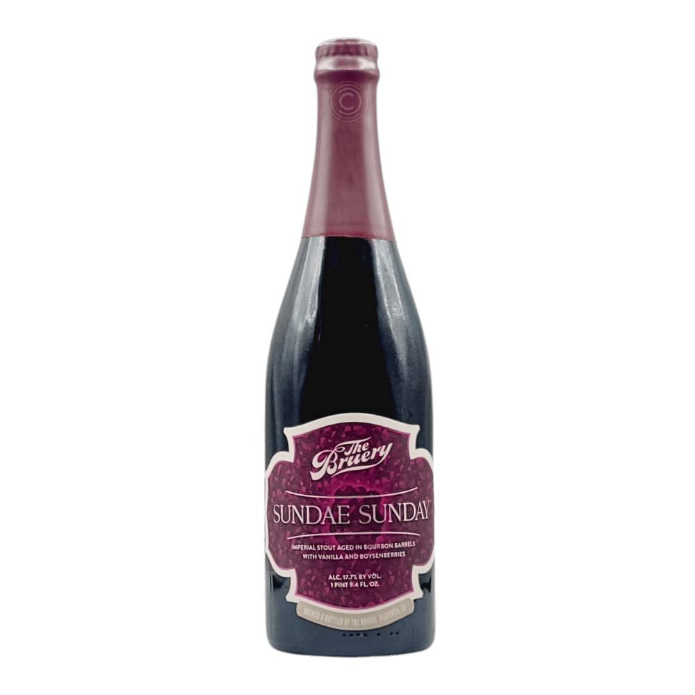 Sundae Sunday Imperial Stout Aged in Bourbon Barrels by The Bruery, beer label