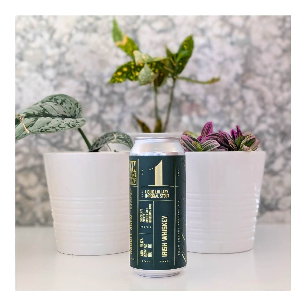 Liquid Lullaby Irish Whisky Barrel-Aged Stout by Town Square Brewing Co., beer label