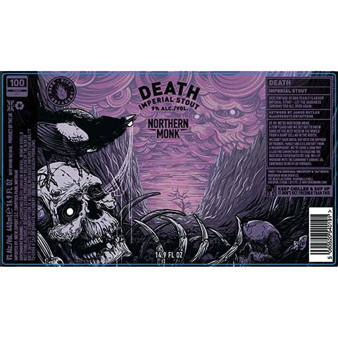 Northern Monk Death Imperial Stout by Northern Monk Brew Co, beer label