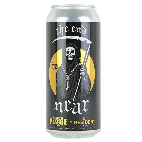Black Plague/Resident The End Is Near Pale Ale by Black Plague Brewing, beer label