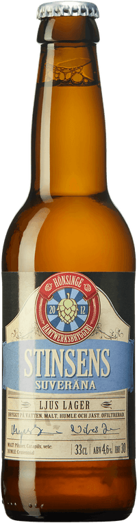 Stinsens Suveräna by Hönsinge Hantwerksbryggeri, beer label