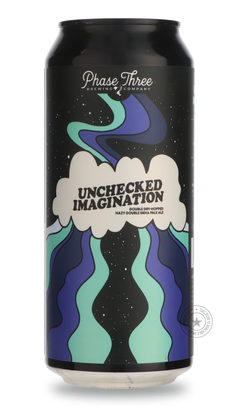 Unchecked Imagination by Phase Three Brewing Company, beer label