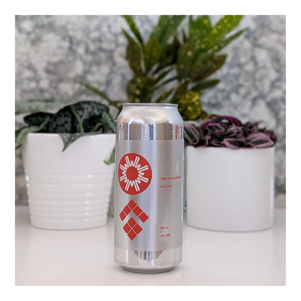 Very Cool People Hazy Pale Ale by WILLS x Toltek Brasseur Artisan, beer label