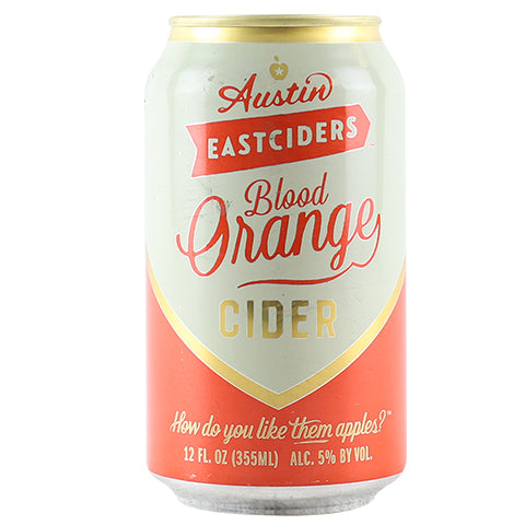 Austin Eastciders Blood Orange Cider by Austin Eastciders, beer label