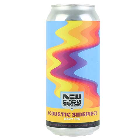New Glory Acoustic Sidepiece Hazy IPA by New Glory Craft Brewery, beer label