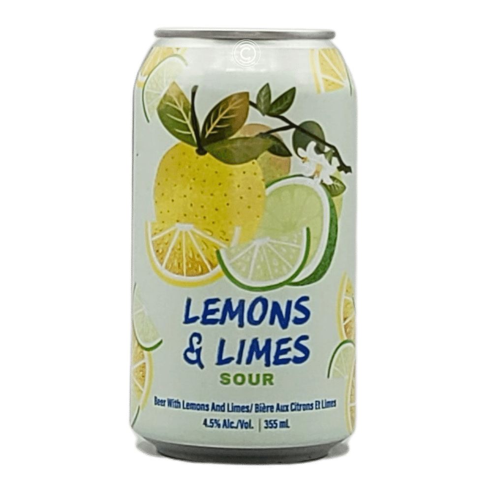 Brewing Lemons & Limes Sour by Blindman Brewery, beer label