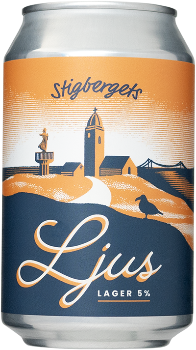 Ljus by Stigbergets Bryggeri, beer label