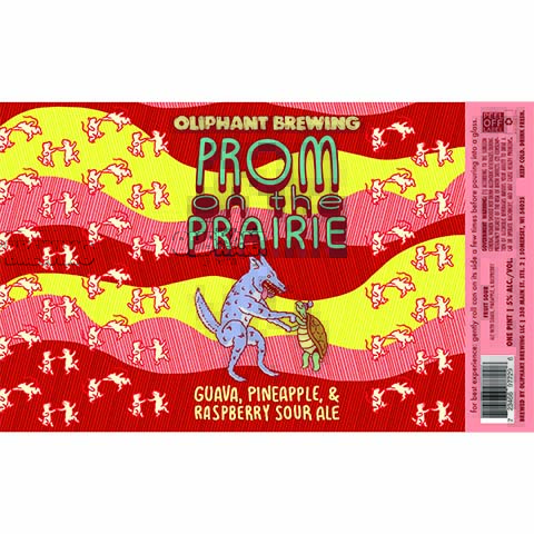 Oliphant Prom On The Prairie Sour by Oliphant Brewing, beer label