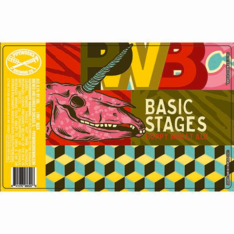 Pipeworks Basic Stages Hoppy Wheat Ale by Pipeworks Brewing Co, beer label