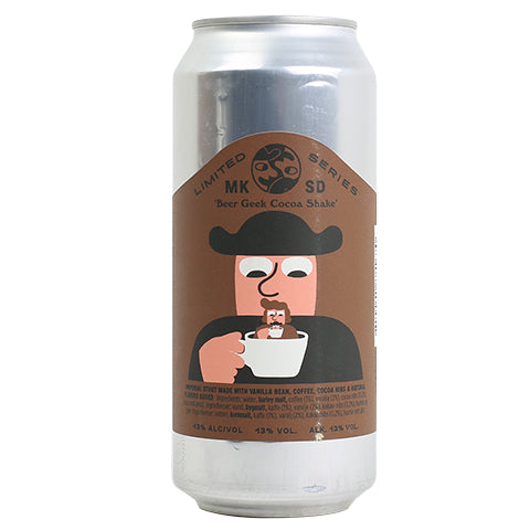 Mikkeller Beer Geek Cocoa Shake Stout by Mikkeller, beer label
