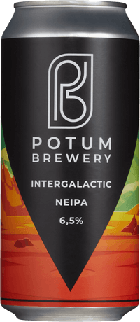 Intergalactic by Potum Brewery, beer label
