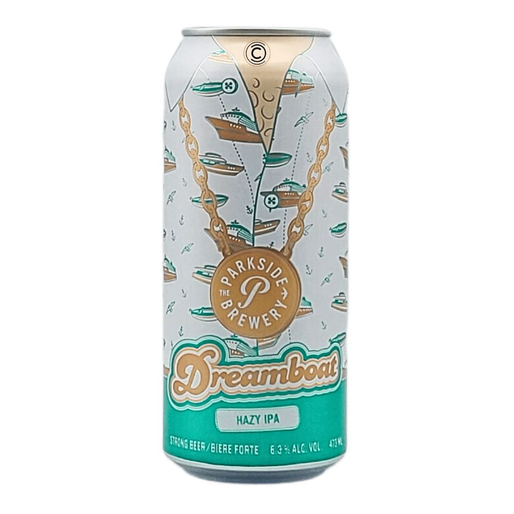 Dreamboat Hazy IPA by The Parkside Brewery, beer label