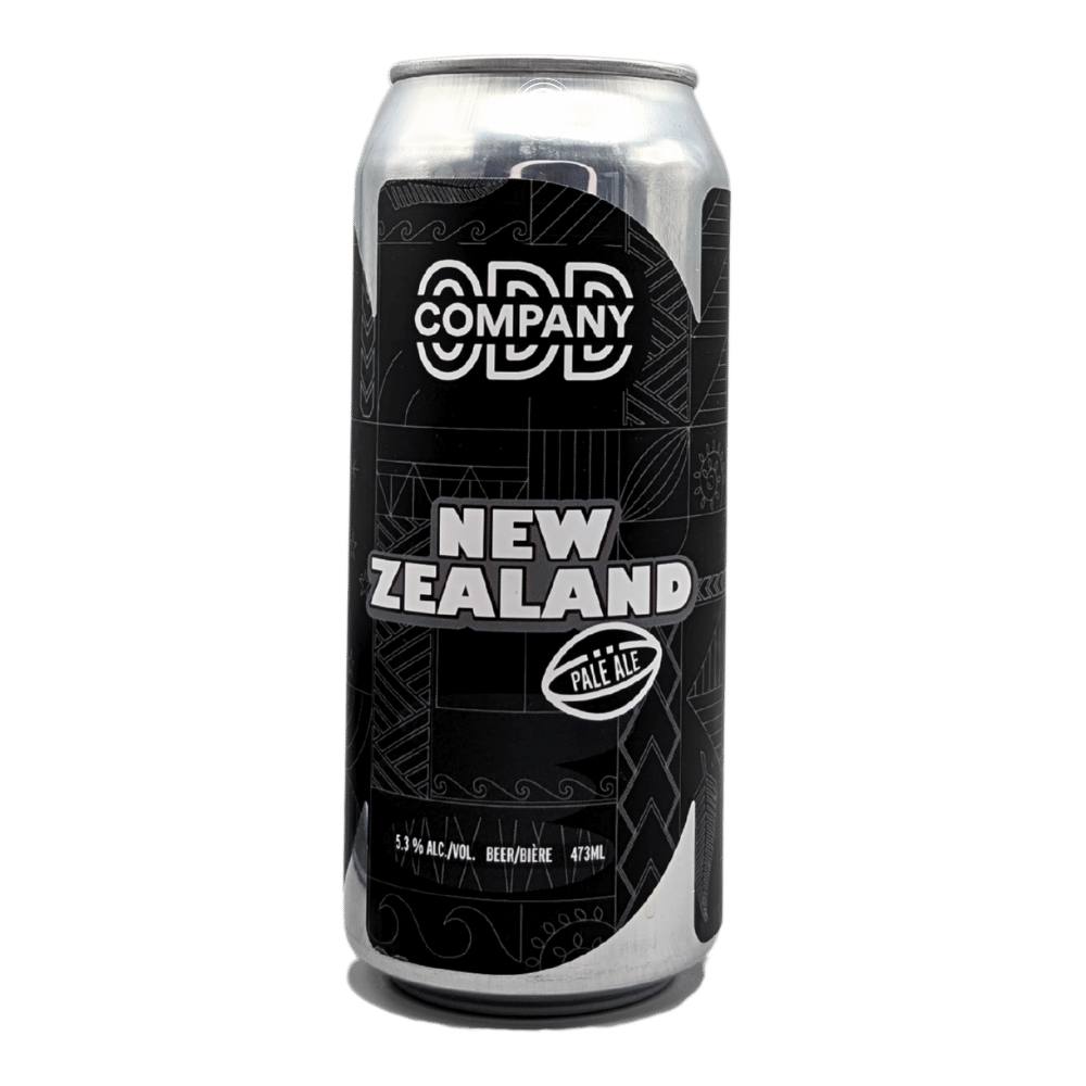 New Zealand Pale Ale by Odd Company Brewing, beer label