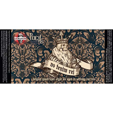 La Calavera No Tenim Rei Ale by Winter Dogs Cellars, beer label