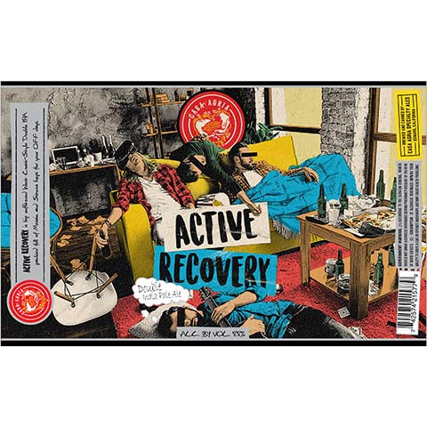 Casa Agria Active Recovery DIPA by Casa Agria Specialty Ales, beer label