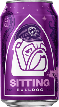 Sitting Bulldog by Gotlands Bryggeri, beer label