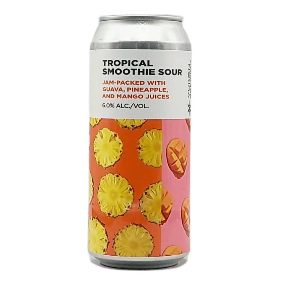 Unplugged Tropical Smoothie Sour by Yukon Brewing, beer label