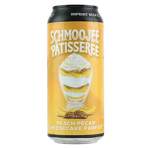 Imprint Schmoojee Patisseree Peach Pecan Cheesecake Parfait Sour Ale by Imprint Beer Company, beer label