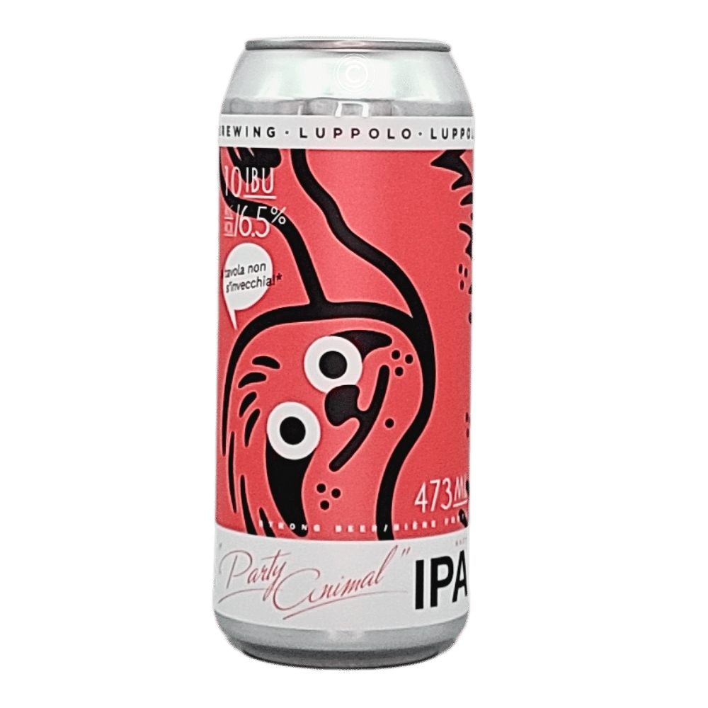Co. Party Animal IPA by Luppolo Brewing Co, beer label