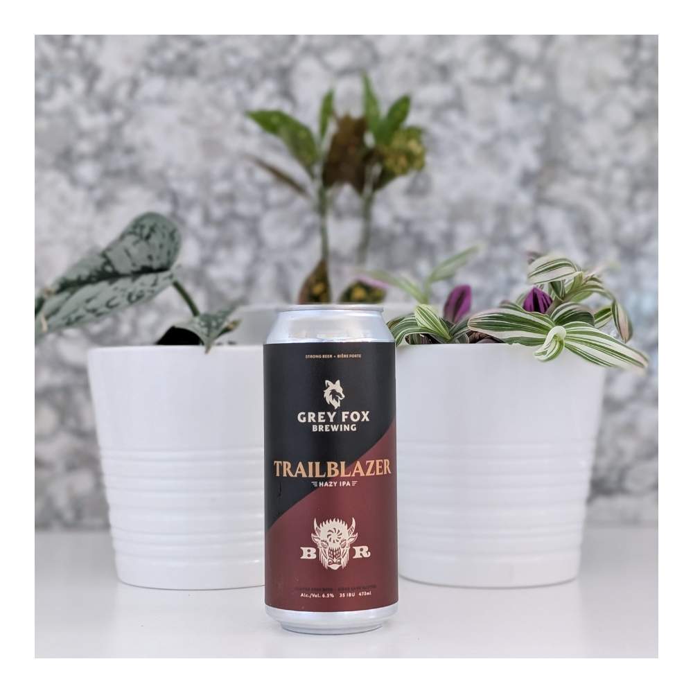 Trailblazer Gluten Free Hazy IPA by Grey Fox Brewing, beer label