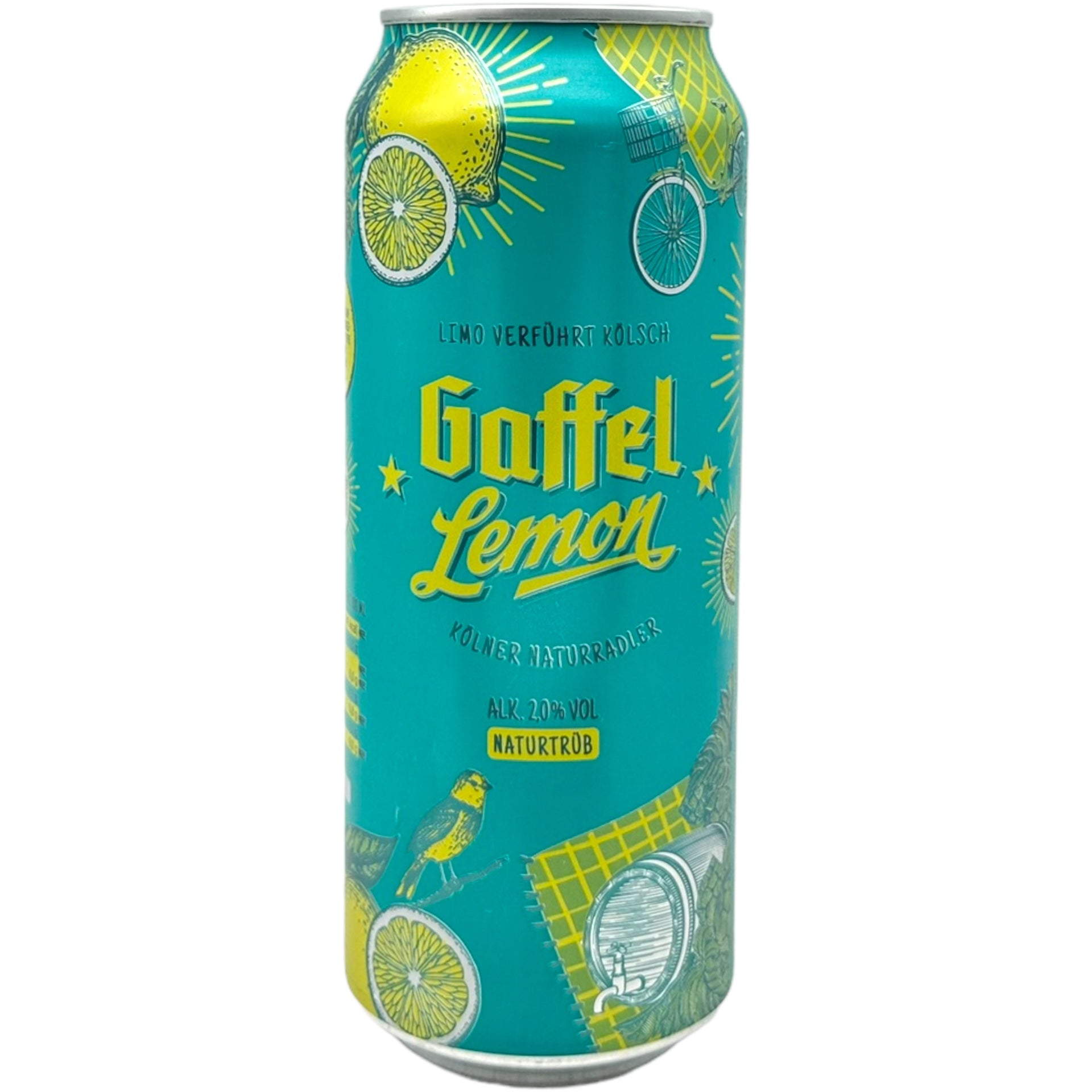 Privatbrauerei Gaffel Becker Gaffel Lemon Radler by Privatbrauerei Gaffel Becker, beer label