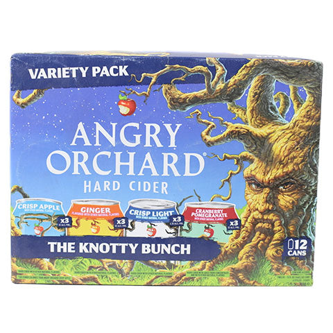 Angry Orchard The Knotty Bunch Cider Variety 12-Pack by Angry Orchard Hard Cider, beer label