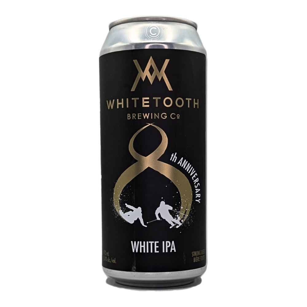 8th Anniversary White IPA by Whitetooth Brewing Co., beer label