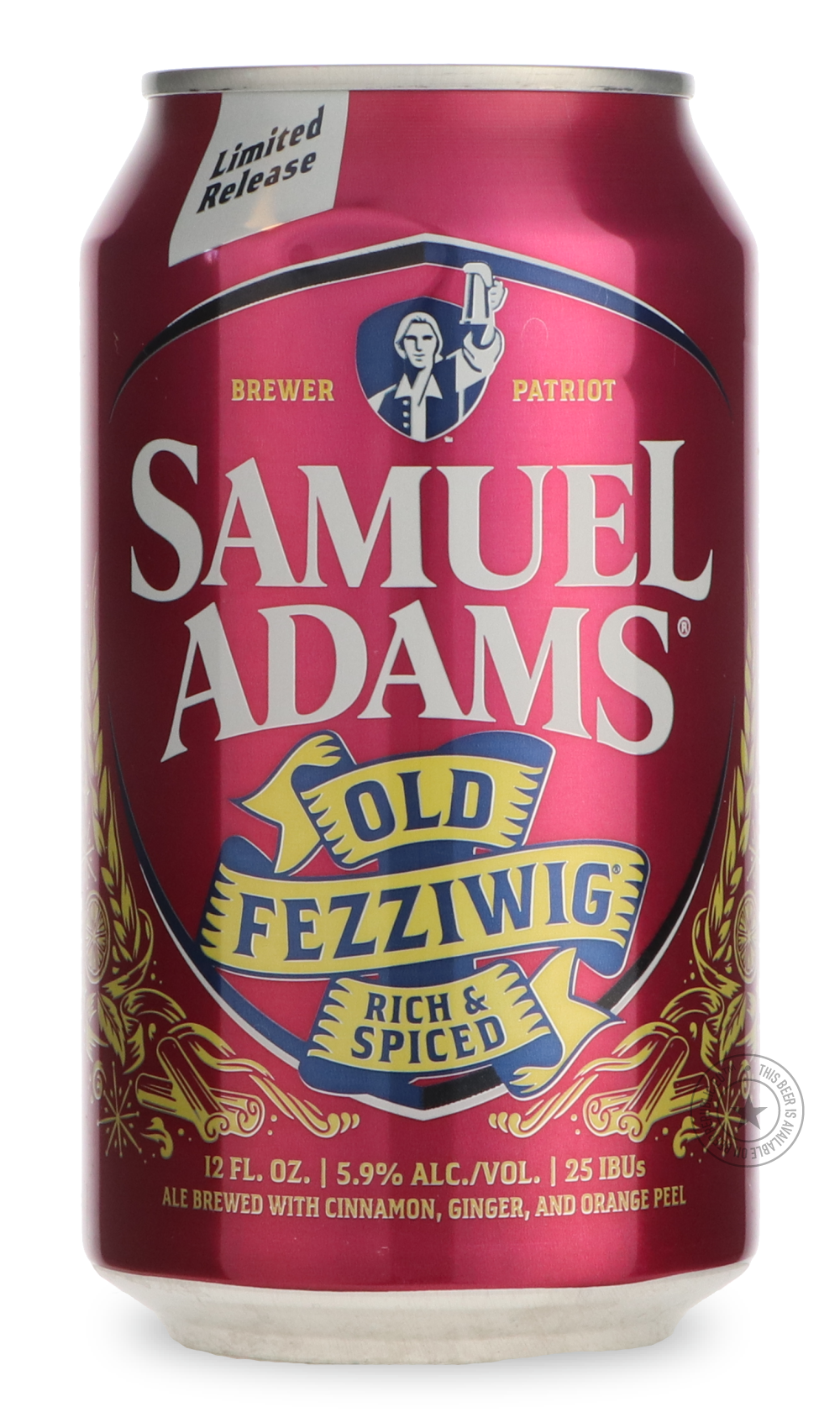 Old Fezziwig by Samuel Adams, beer label