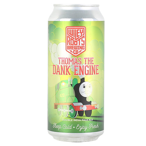 Wiley Roots Thomas the Dank Engine DIPA by Wiley Roots Brewing Co, beer label
