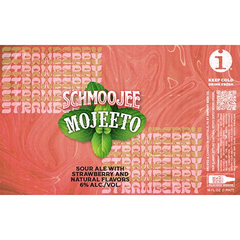 Imprint Beer Schmoojee Mojeeto Sour Ale by Imprint Beer Company, beer label