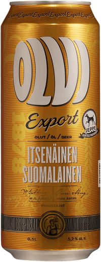 Olvi Export by Olvi Oyj, beer label