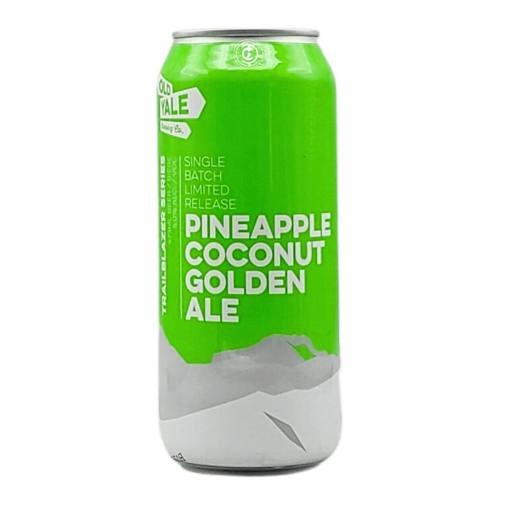 Pineapple Coconut Golden Ale by Old Yale Brewing Company, beer label