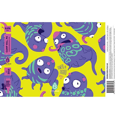 Ever Grain Sowers of Discord DIPA by Ever Grain Brewing Co, beer label