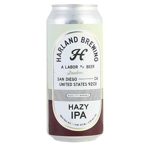 Harland Hazy IPA by Harland Brewing Co, beer label