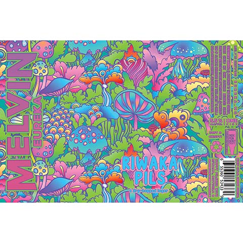 Melvin Brewing Riwaka Pils Lager by Melvin Brewing, beer label