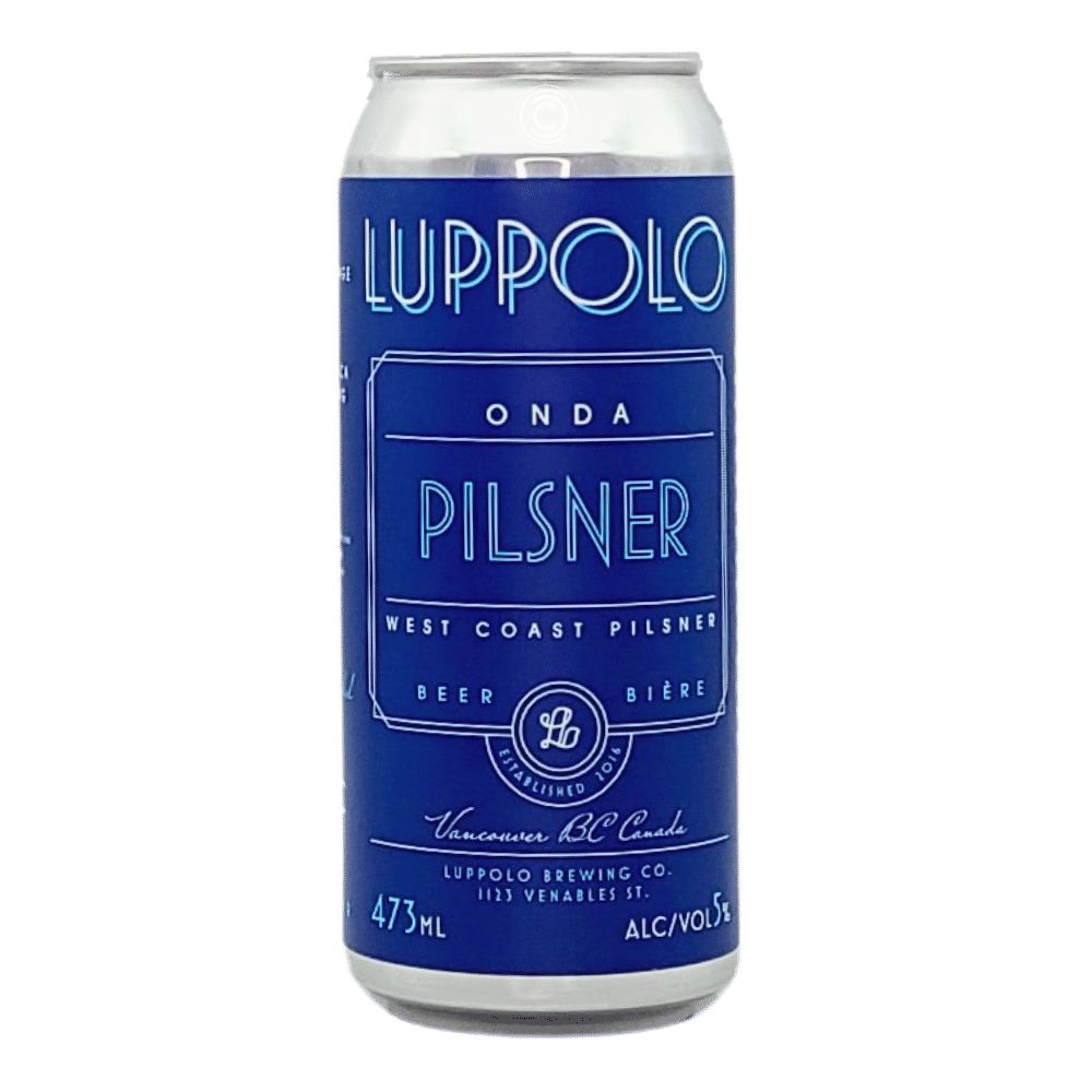 Co. Onda West Coast Pilsner by Luppolo Brewing Co, beer label