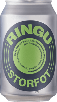 Storfot by Ringu Brewing, beer label