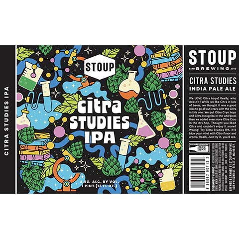 Stoup Citra Studies IPA by Stoup Brewing, beer label