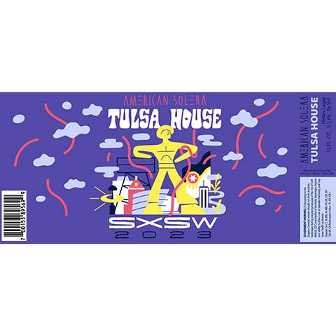 American Solera Tulsa House SXSW 2023 by American Solera, beer label