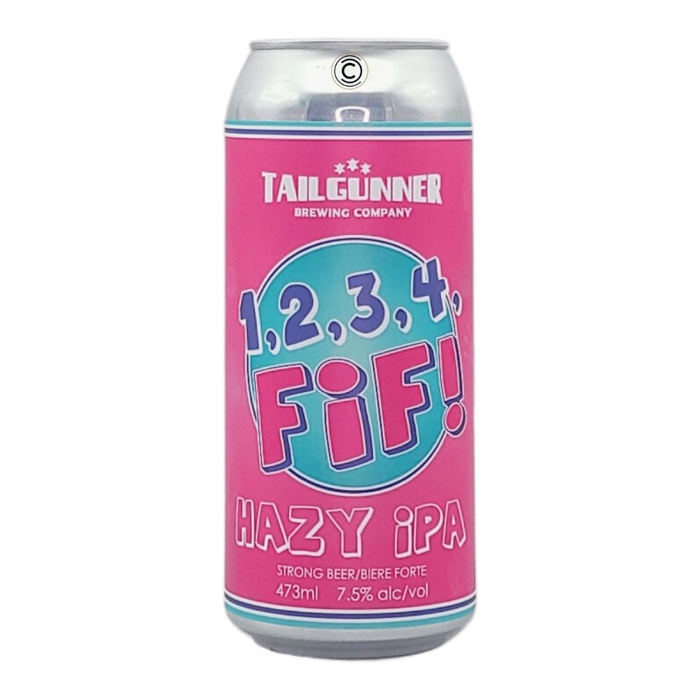 Co. 1.2.3.4.FIF! Hazy IPA by Tailgunner Brewing Company, beer label