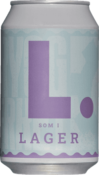 L som i Lager by Bryggverket, beer label