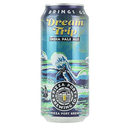 Pizza Port Dream Trip IPA by Pizza Port Brewing Co., beer label