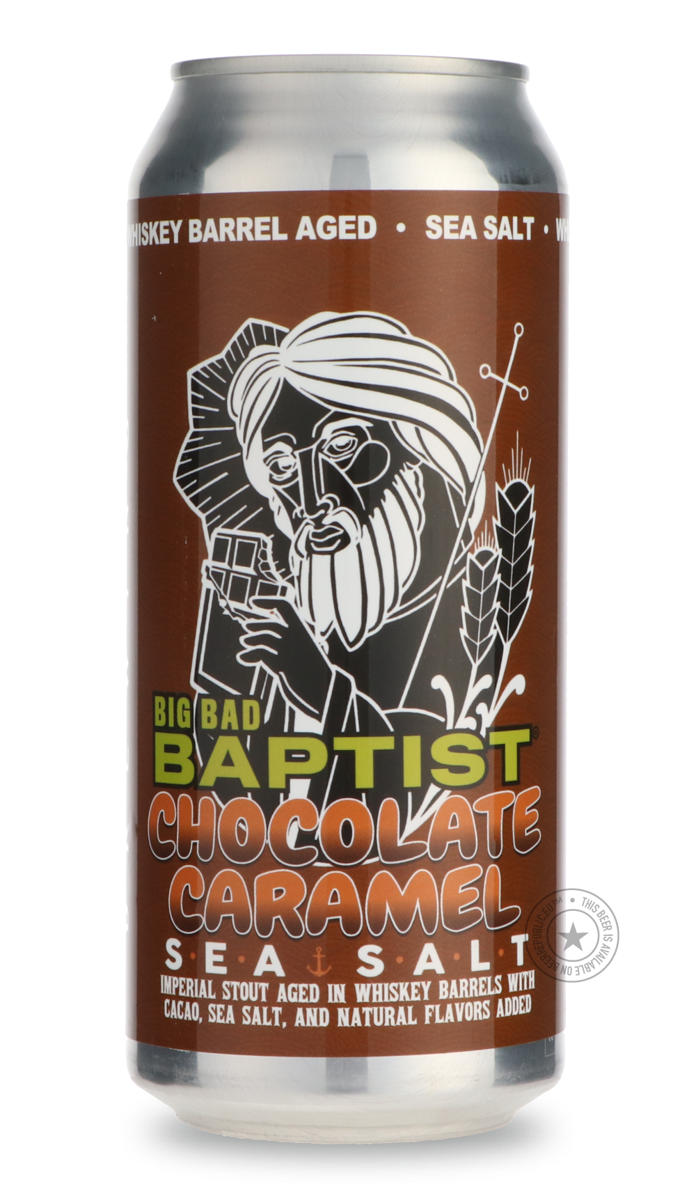 Big Bad Baptist Chocolate Caramel Sea Salt by Epic Brewing Company, beer label