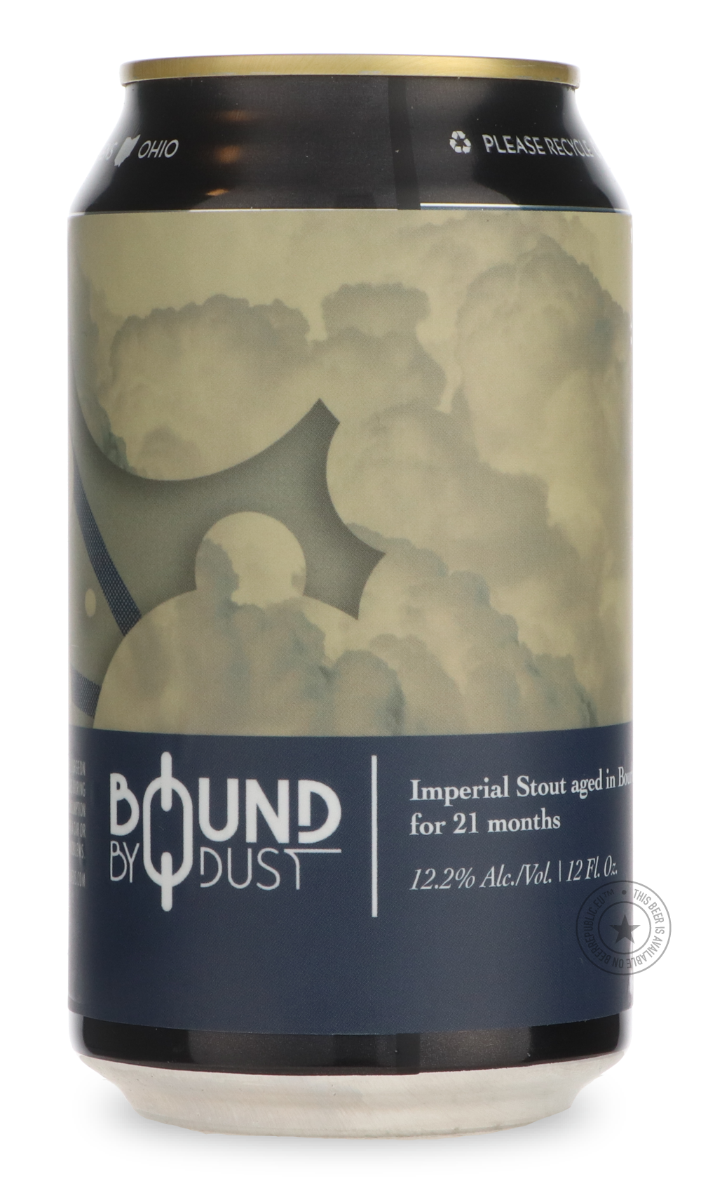 Bound By Dust by Jackie O's Brewery, beer label