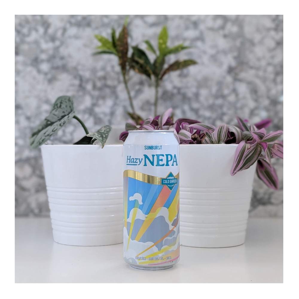 Sunburst New England Pale Ale by Cold Garden Beverage Company, beer label