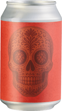 Skull Dia de los Muertos by Bua Beach Brewery, beer label