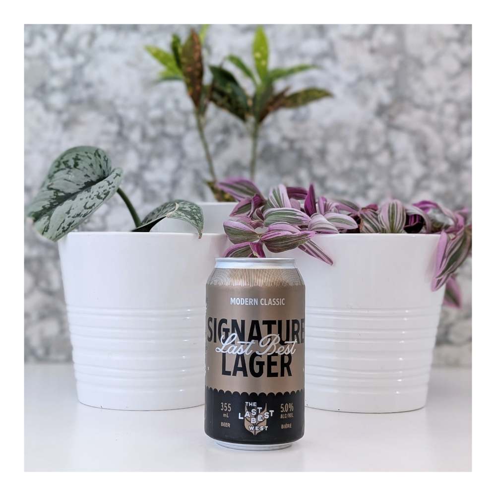 Signature Lager by Last Best Brewing & Distilling, beer label