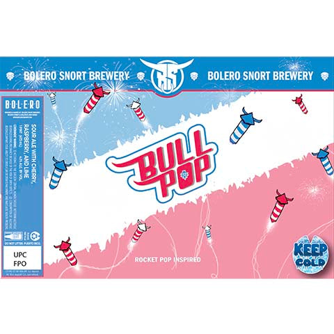 Bolero Snort Bull Pop Sour by Bolero Snort Brewery, beer label