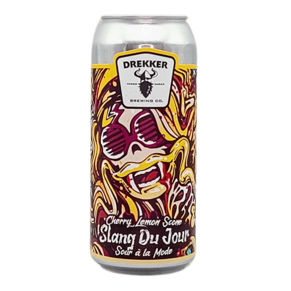 Slang Du Jour - Cherry Lemon Scone Sour by Drekker Brewing Company, beer label