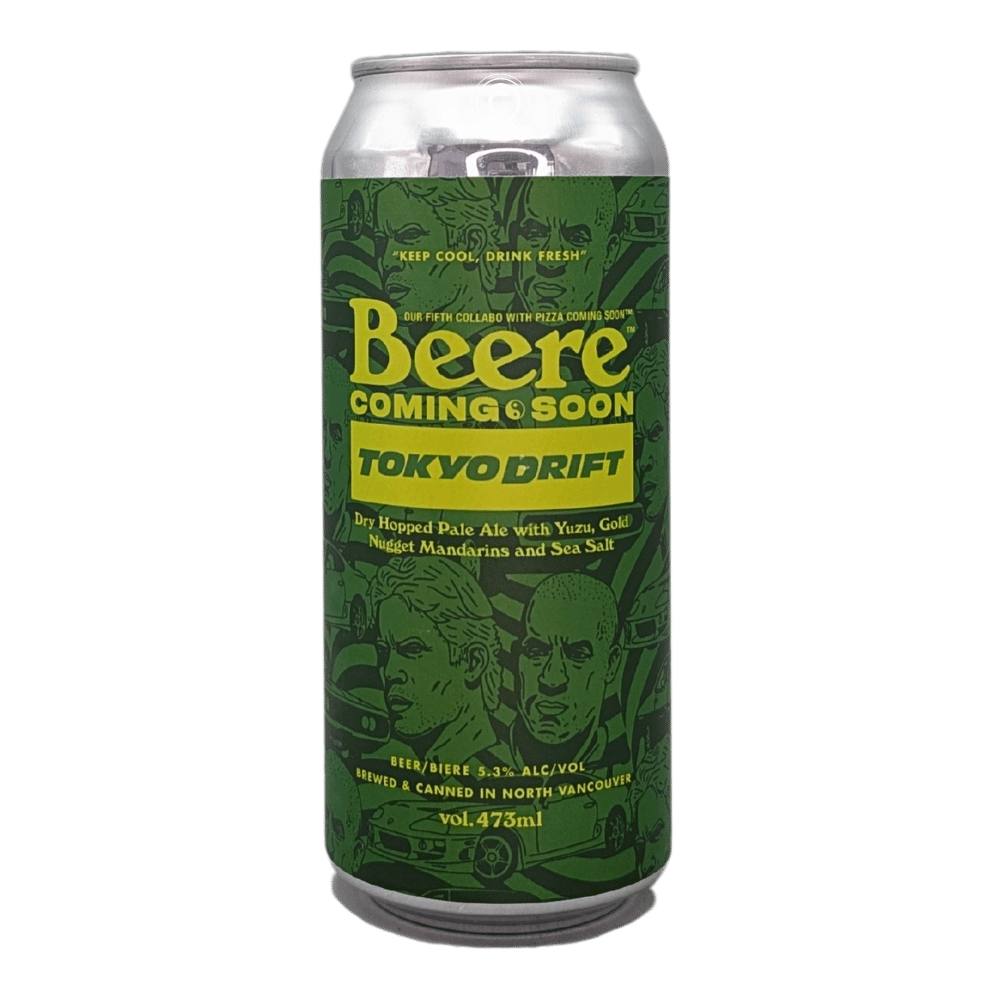 Tokyo Drift Dry Hopped Hazy Pale Ale by Beere Brewing Company, beer label